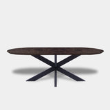 Tafel Plat Ovaal Eikenhout - Matrix XL - Dear Brown