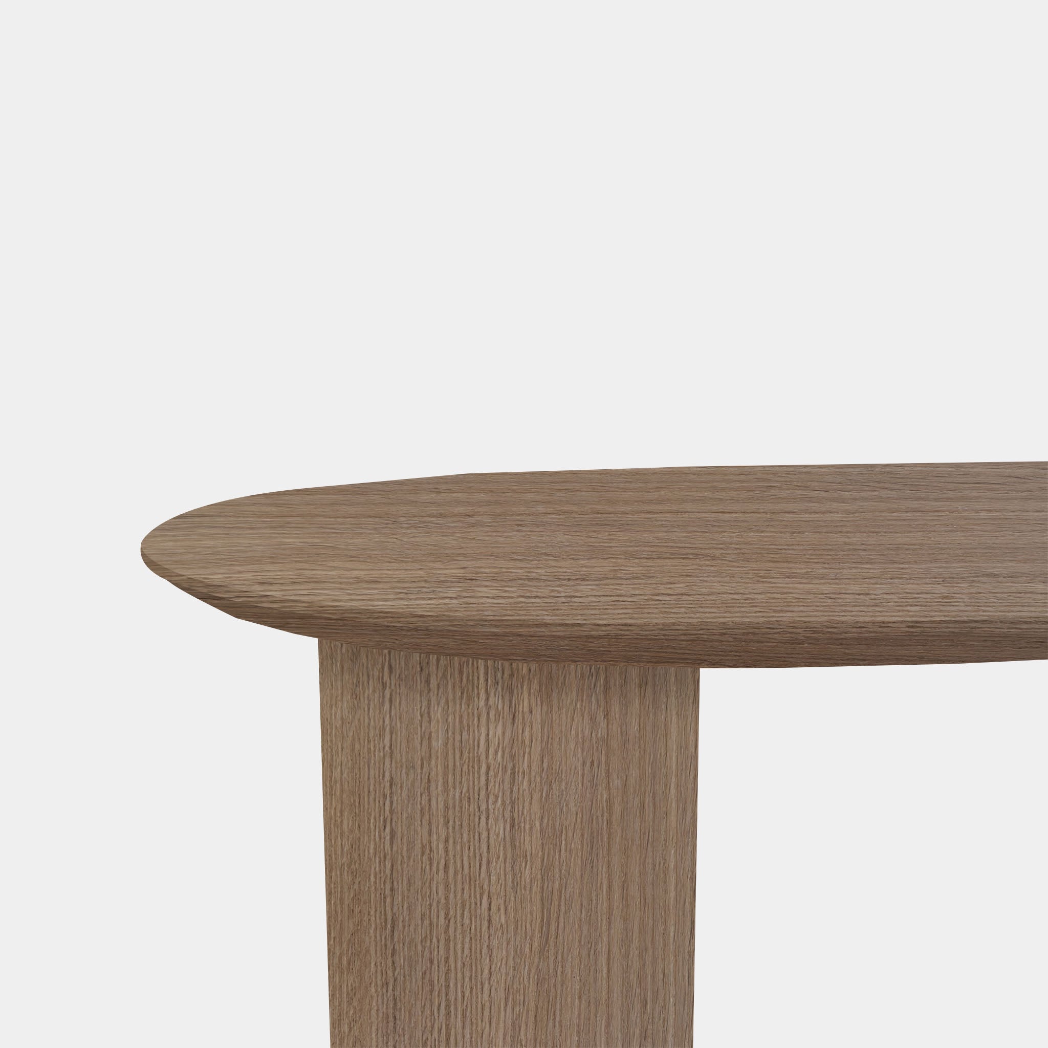 Table Flat Oval Oak - Half Round - Pura Natura
