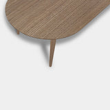 Tafel Plat Ovaal Eikenhout - Konisch - Pura Natura