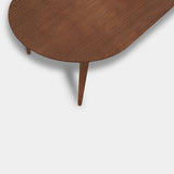 Table plate ovale en chêne - Conique - Toscane 102