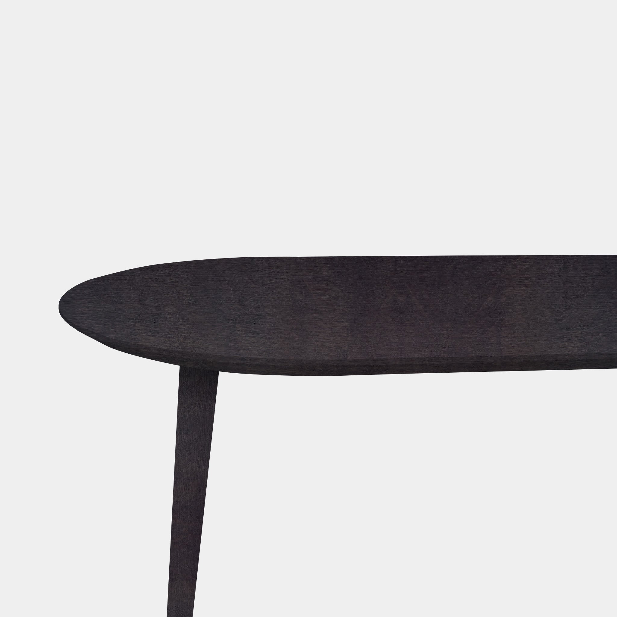 Tafel Plat Ovaal Eikenhout - Konisch - Night Glow