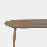 Tafel Plat Ovaal Eikenhout - Konisch - Pura Natura