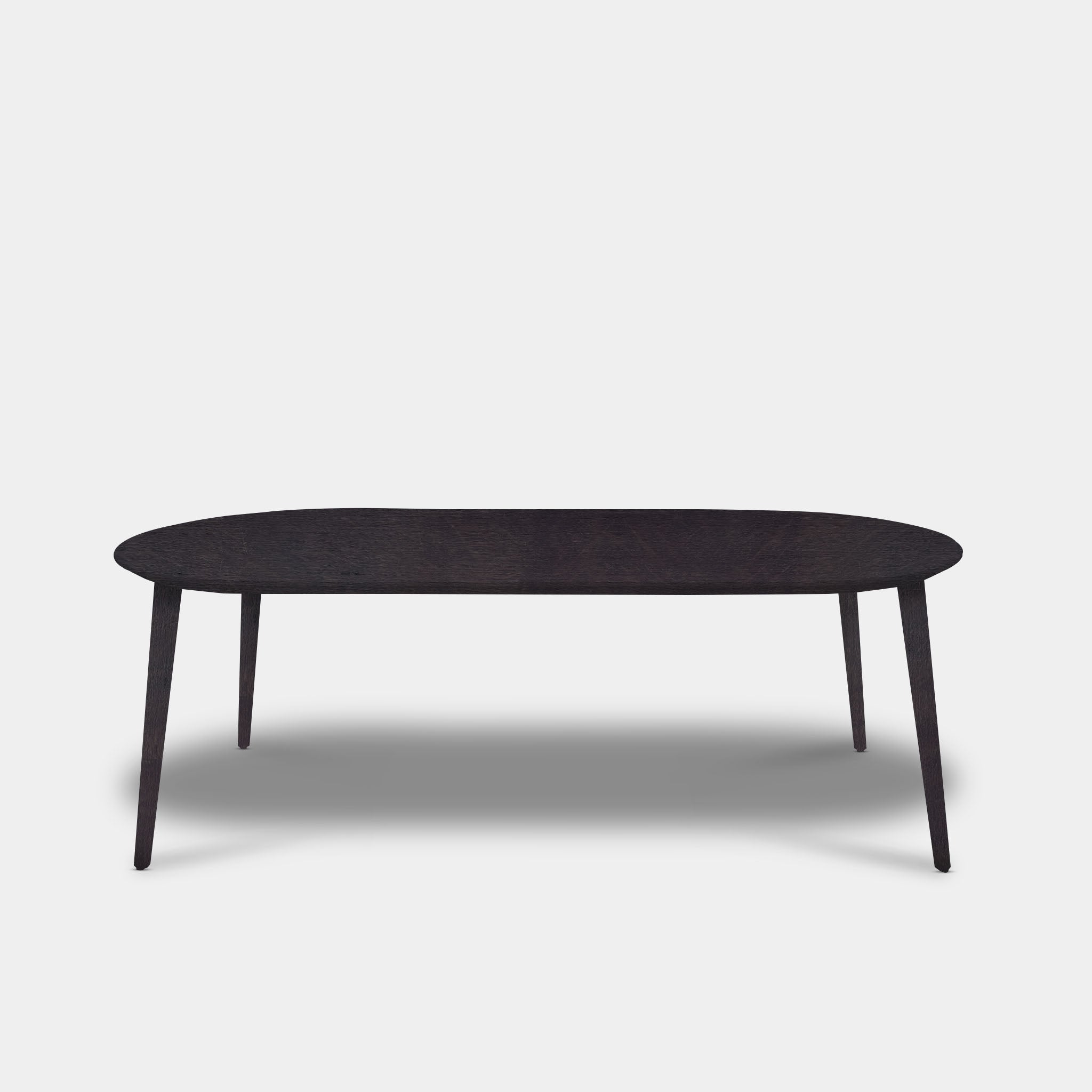 Tafel Plat Ovaal Eikenhout - Konisch - Night Glow