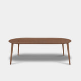 Tafel Plat Ovaal Eikenhout - Konisch - Cinnamon