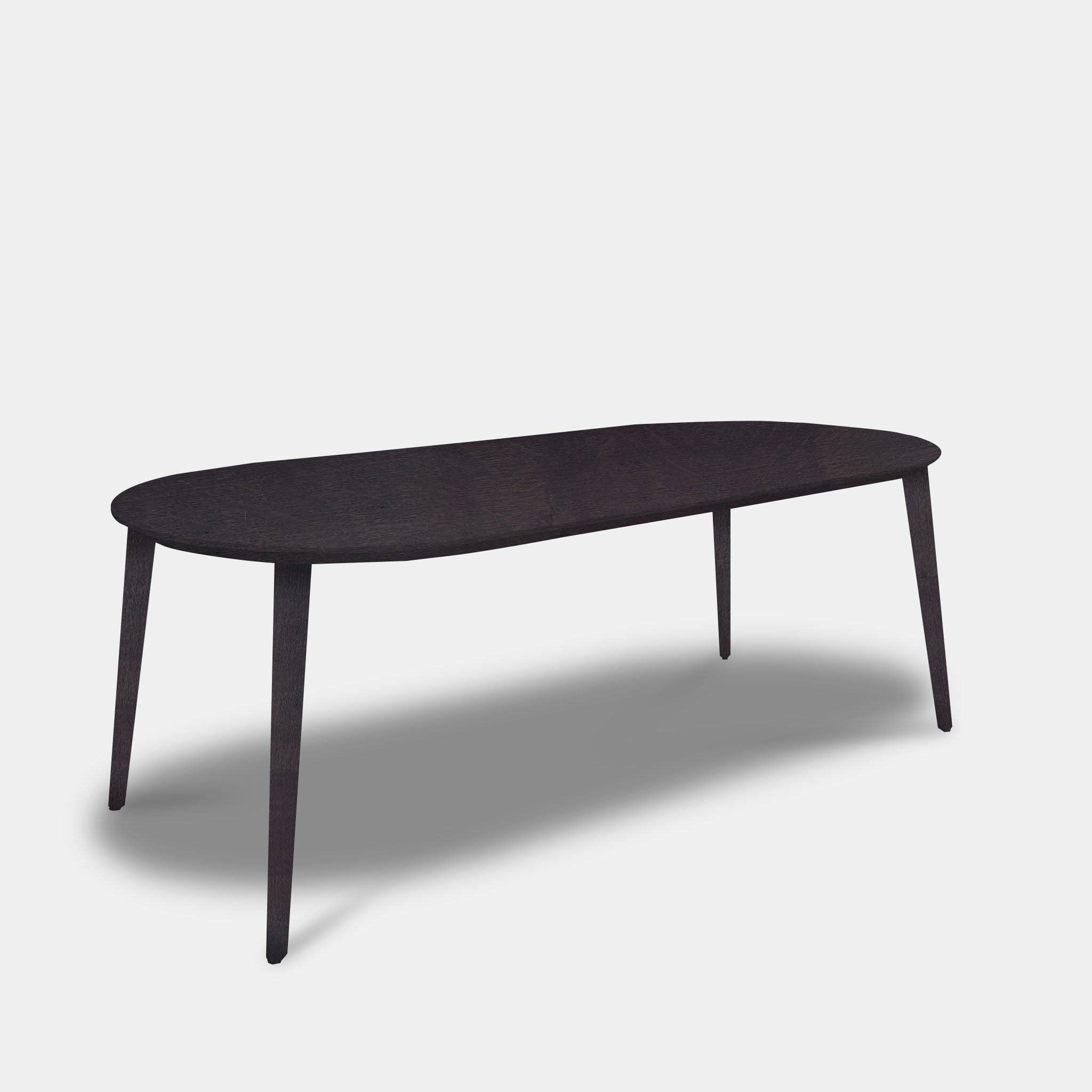 Tafel Plat Ovaal Eikenhout - Konisch - Night Glow