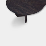Tafel Plat Ovaal Eikenhout - Set Driehoek - Dark Grey