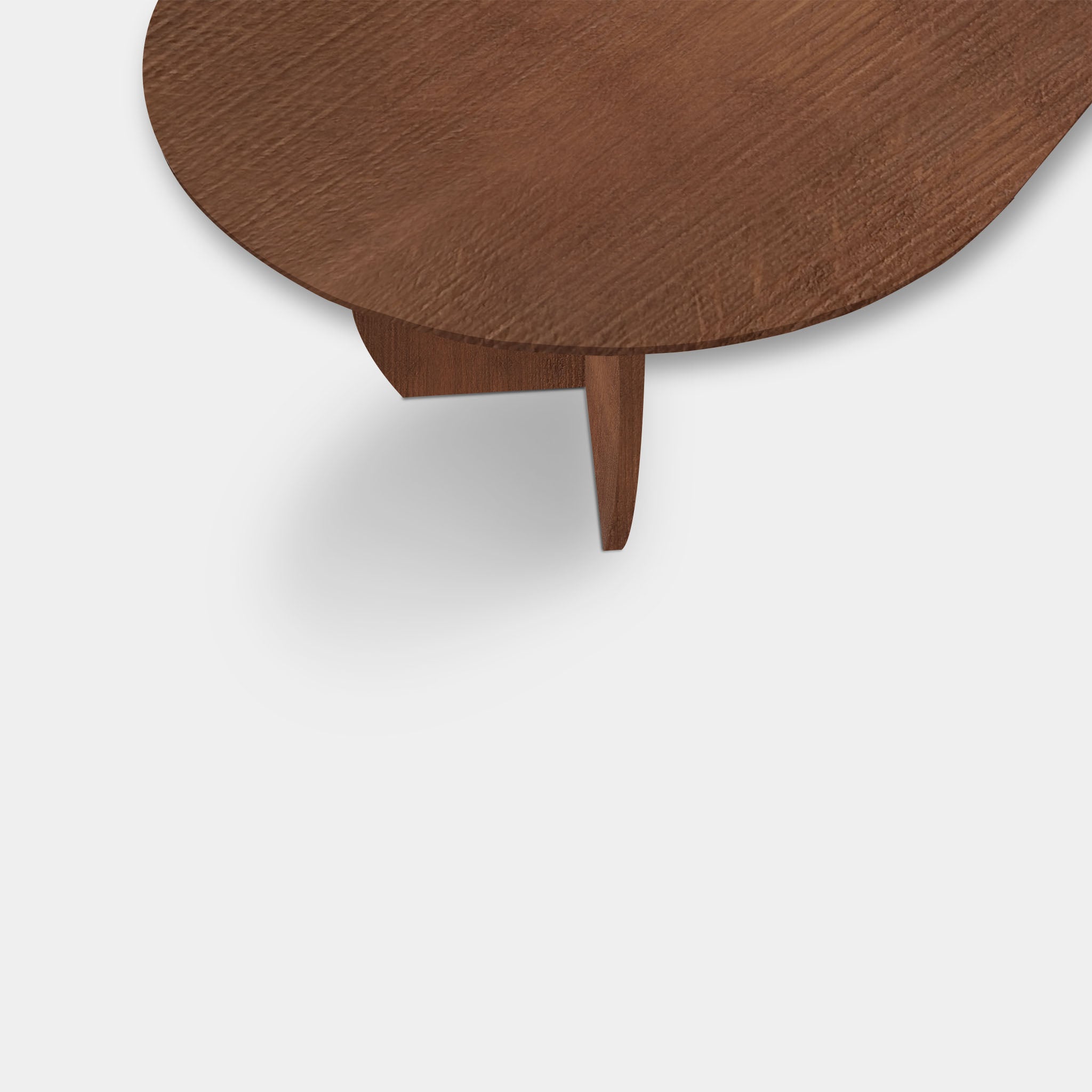 Tafel Plat Ovaal Eikenhout - Set Driehoek - Toscane 102