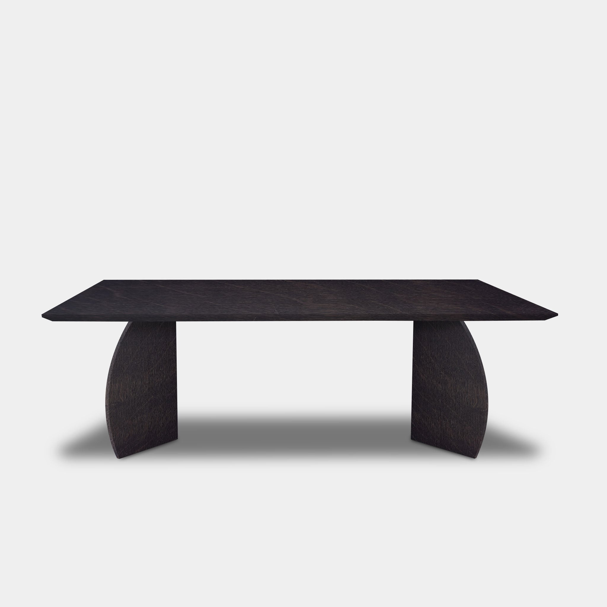 Table Rectangular Oak Wood - Triangle - Night Glow