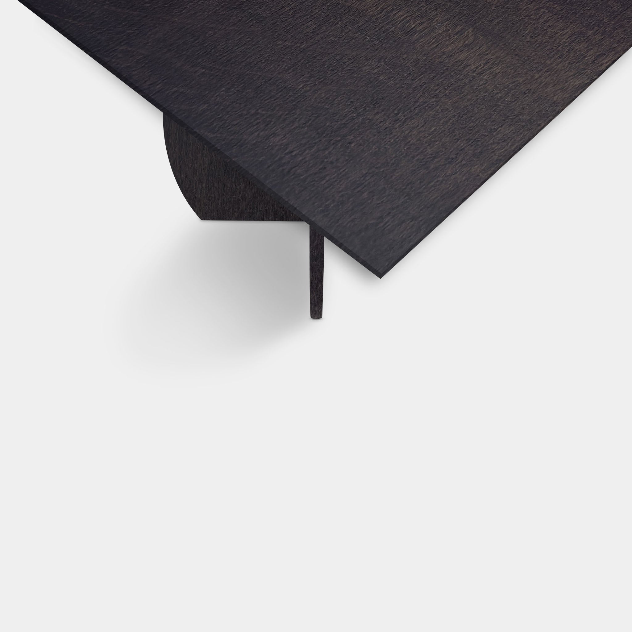 Table Rectangular Oak Wood - Triangle - Night Glow