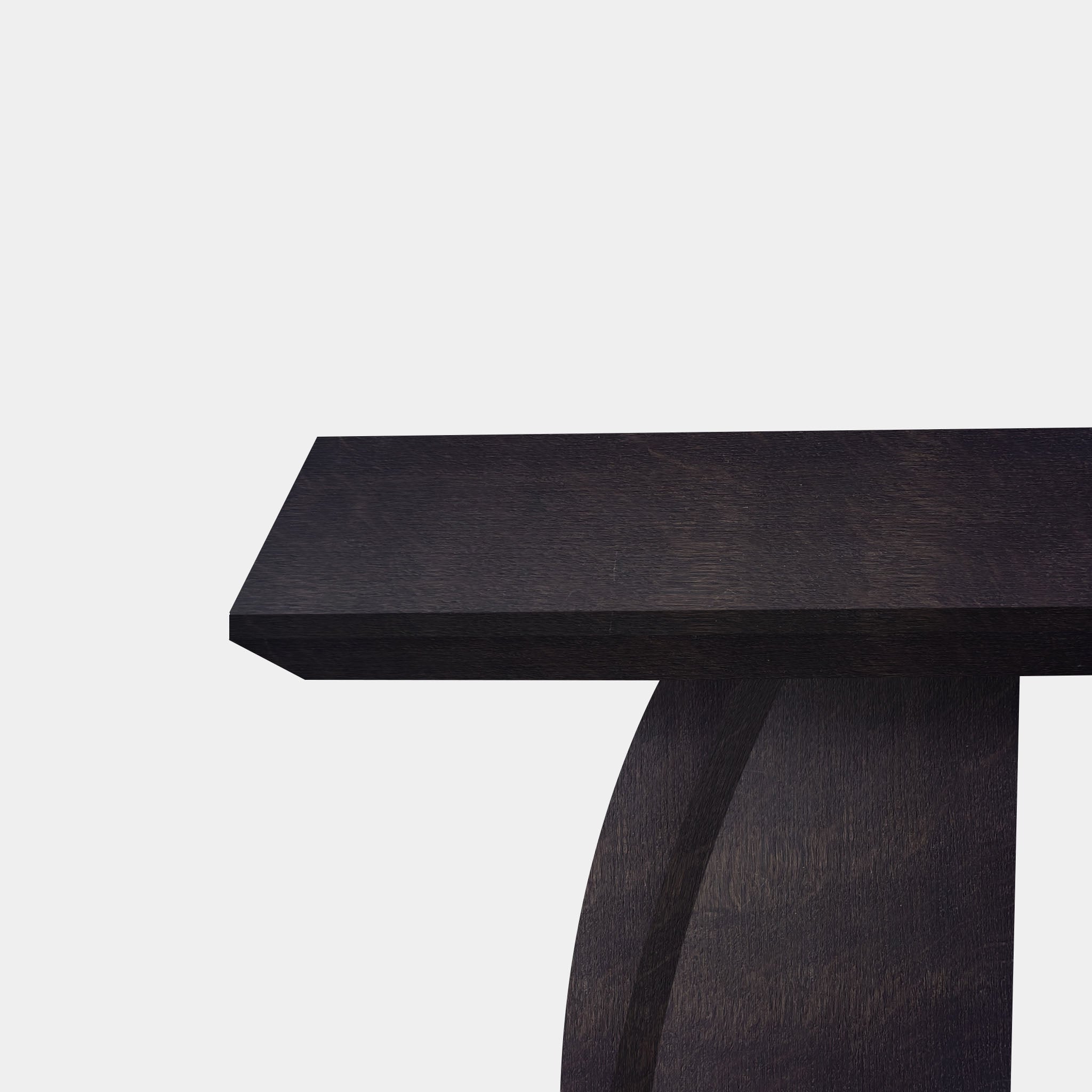 Table Rectangular Oak Wood - Triangle - Night Glow