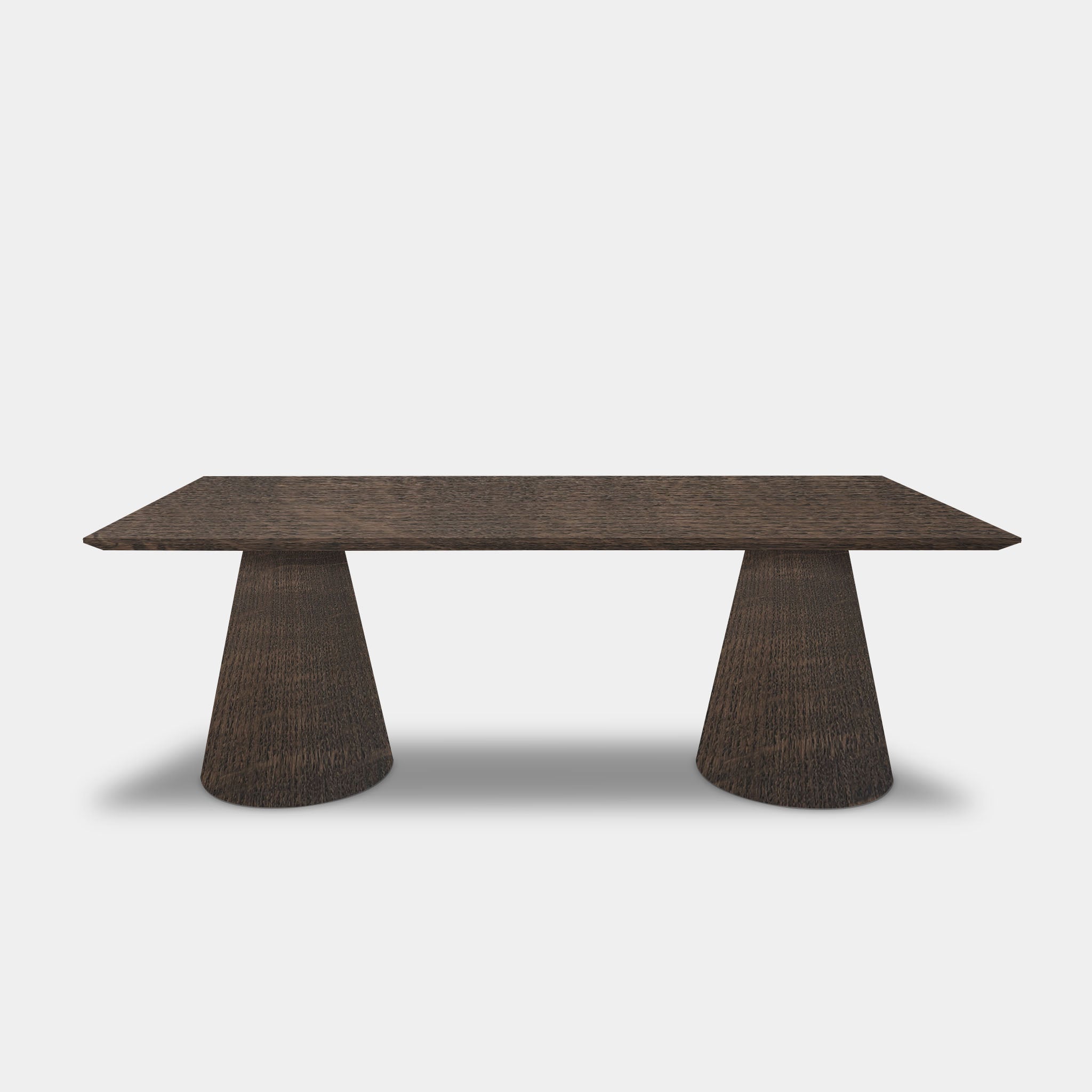 Table Rectangular Oak - Conical Leg - Sand