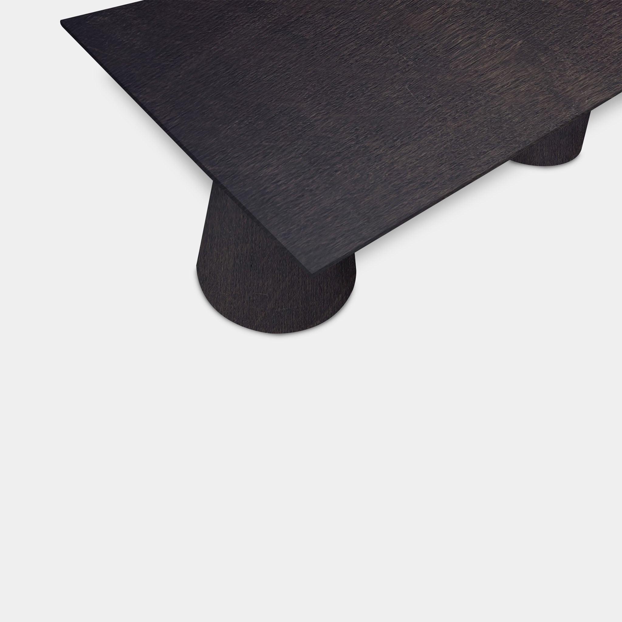 Table Rectangular Oak - Conical Leg - Night Glow