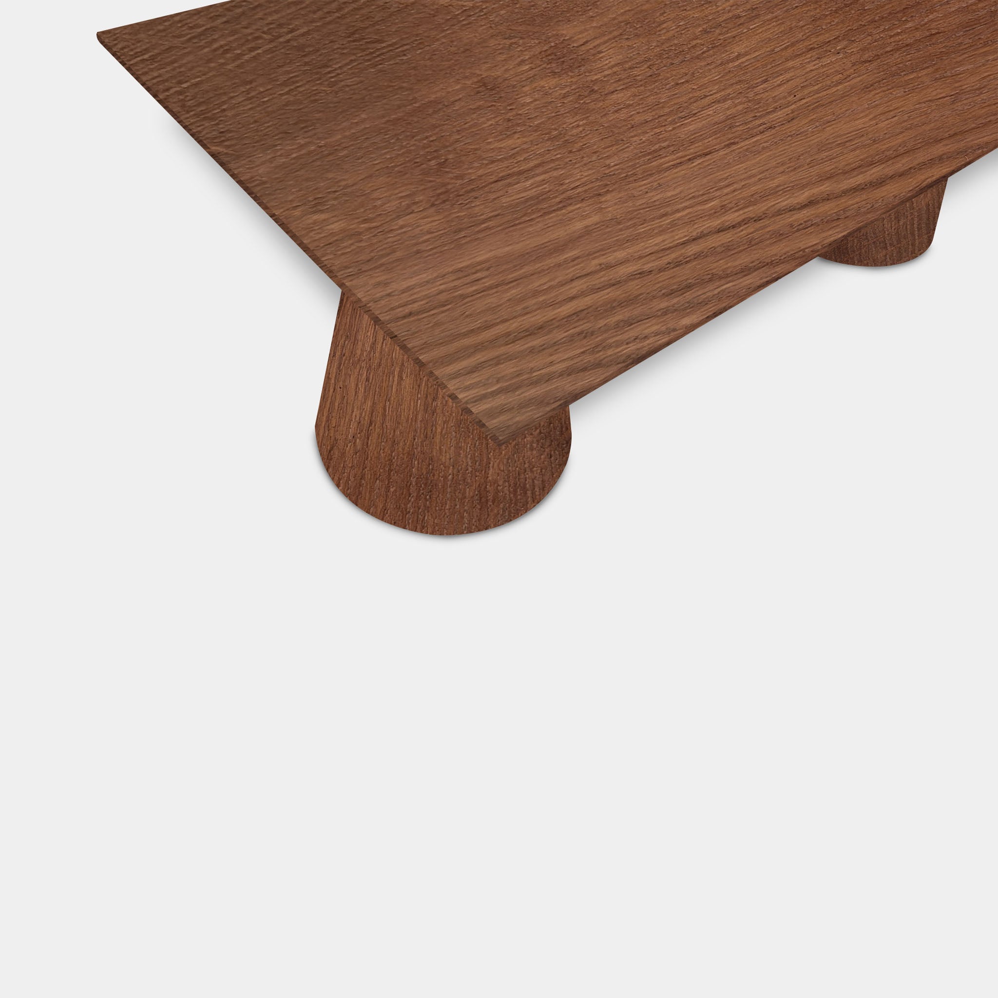 Tafel Rechthoekig Eikenhout - Kegelpoot - Toscane 102