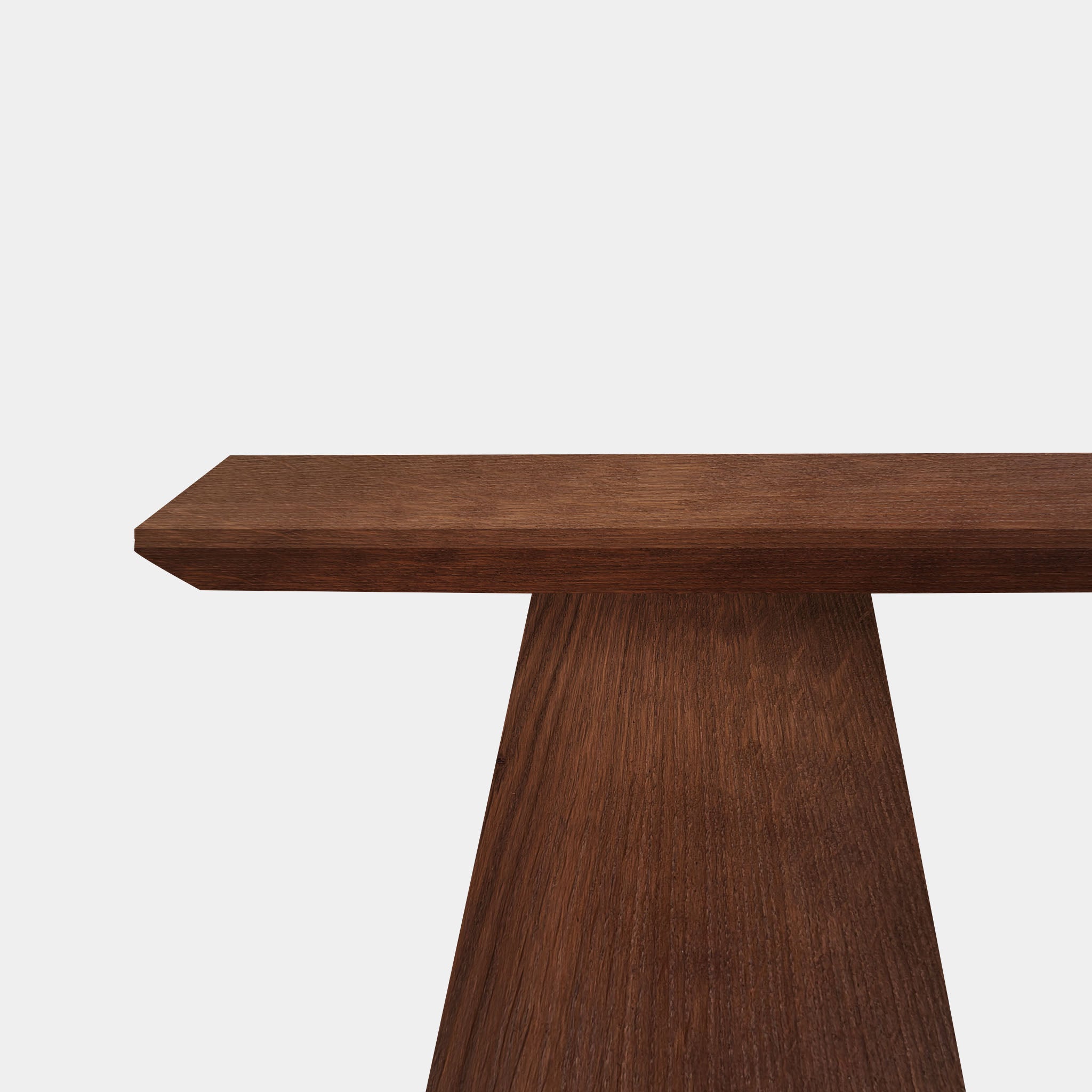 Tafel Rechthoekig Eikenhout - Kegelpoot - Toscane 102