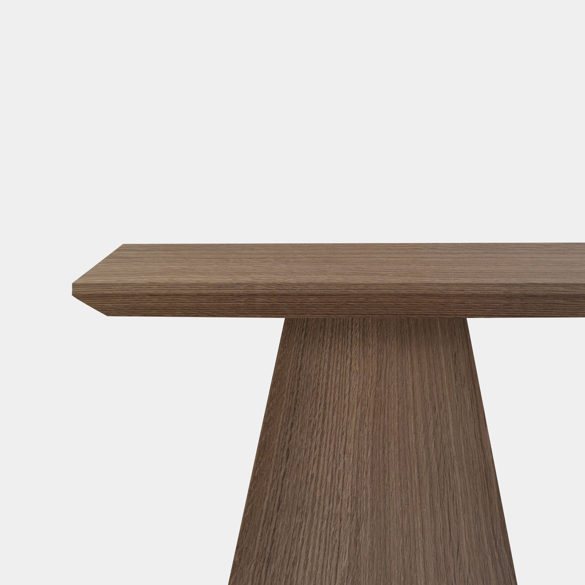 Tafel Rechthoekig Eikenhout - Kegelpoot - Pura Natura