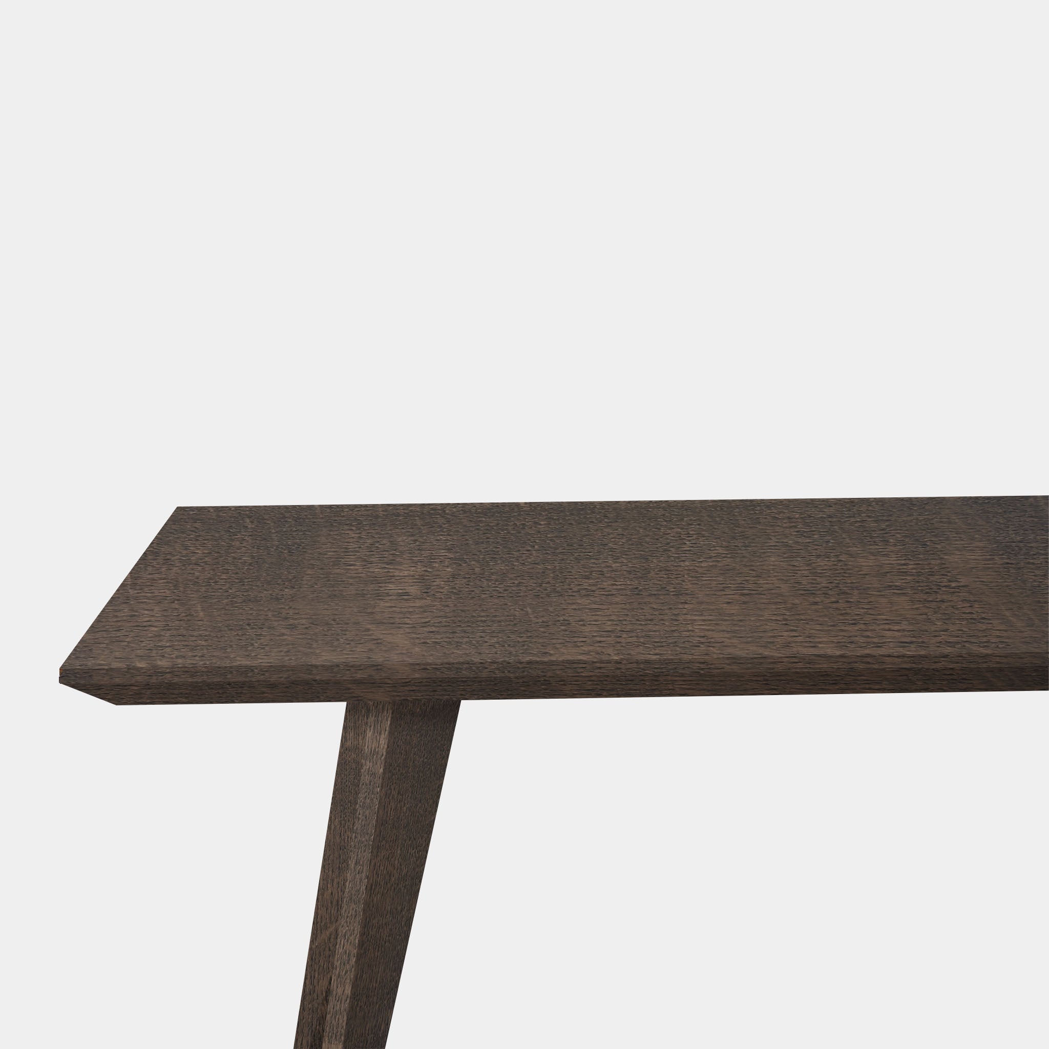 Table Rectangular Oak Wood - Wood Base - Sand