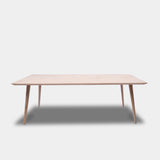 Table Rectangular Oak Wood - Conical - Untreated