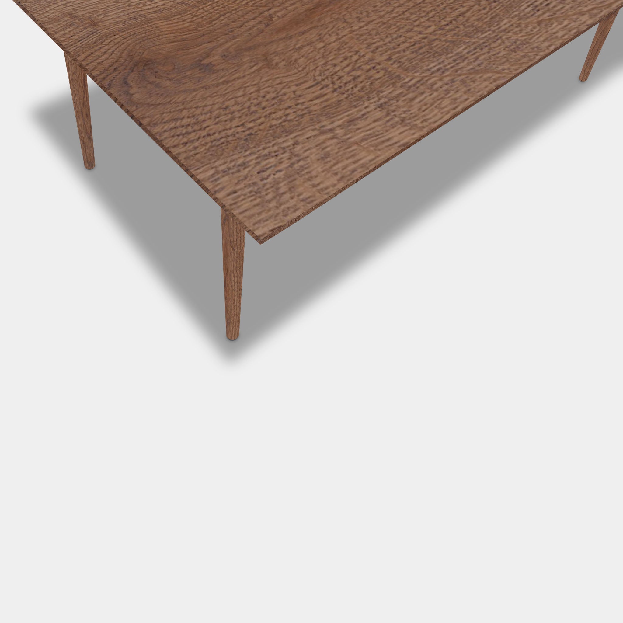 Table Rectangular Oak - Conical - Cinnemon