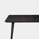 Table rectangulaire en chêne - Conique - Night Glow