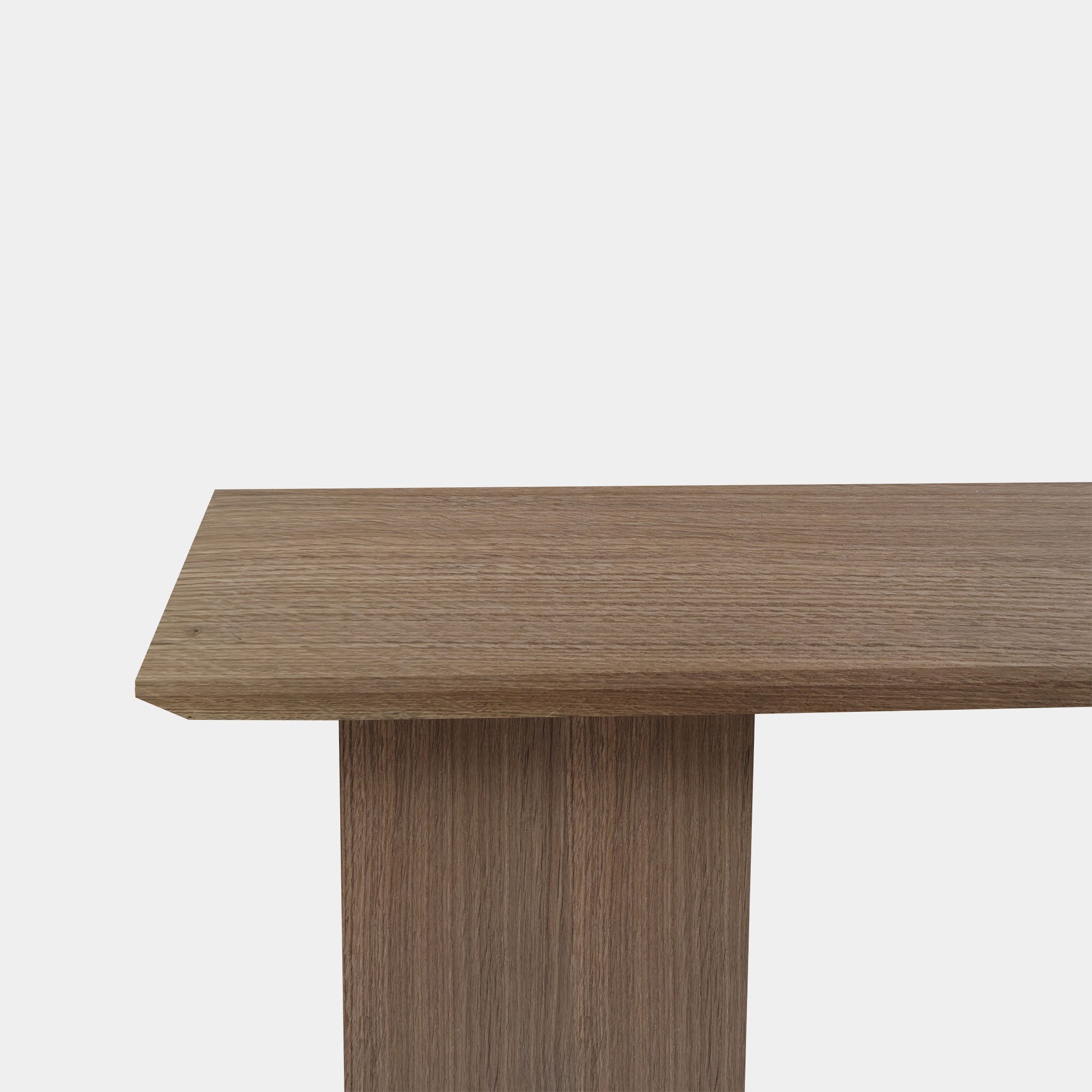 Table rectangulaire en chêne - Demi-ronde - Pura Natura