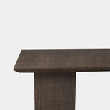 Tafel Rechthoekig Eikenhout - Half Rond - Zand