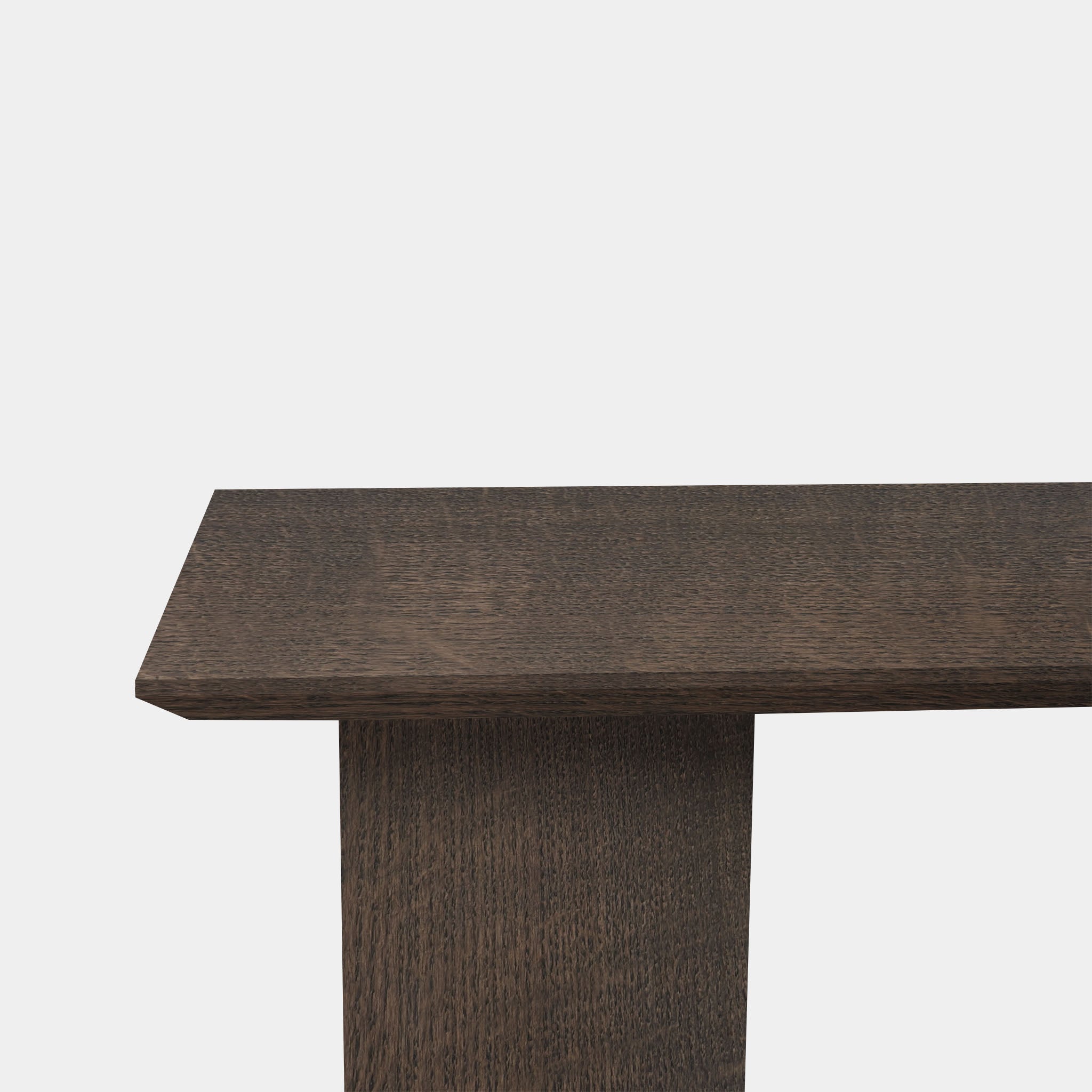 Tafel Rechthoekig Eikenhout - Half Rond - Zand