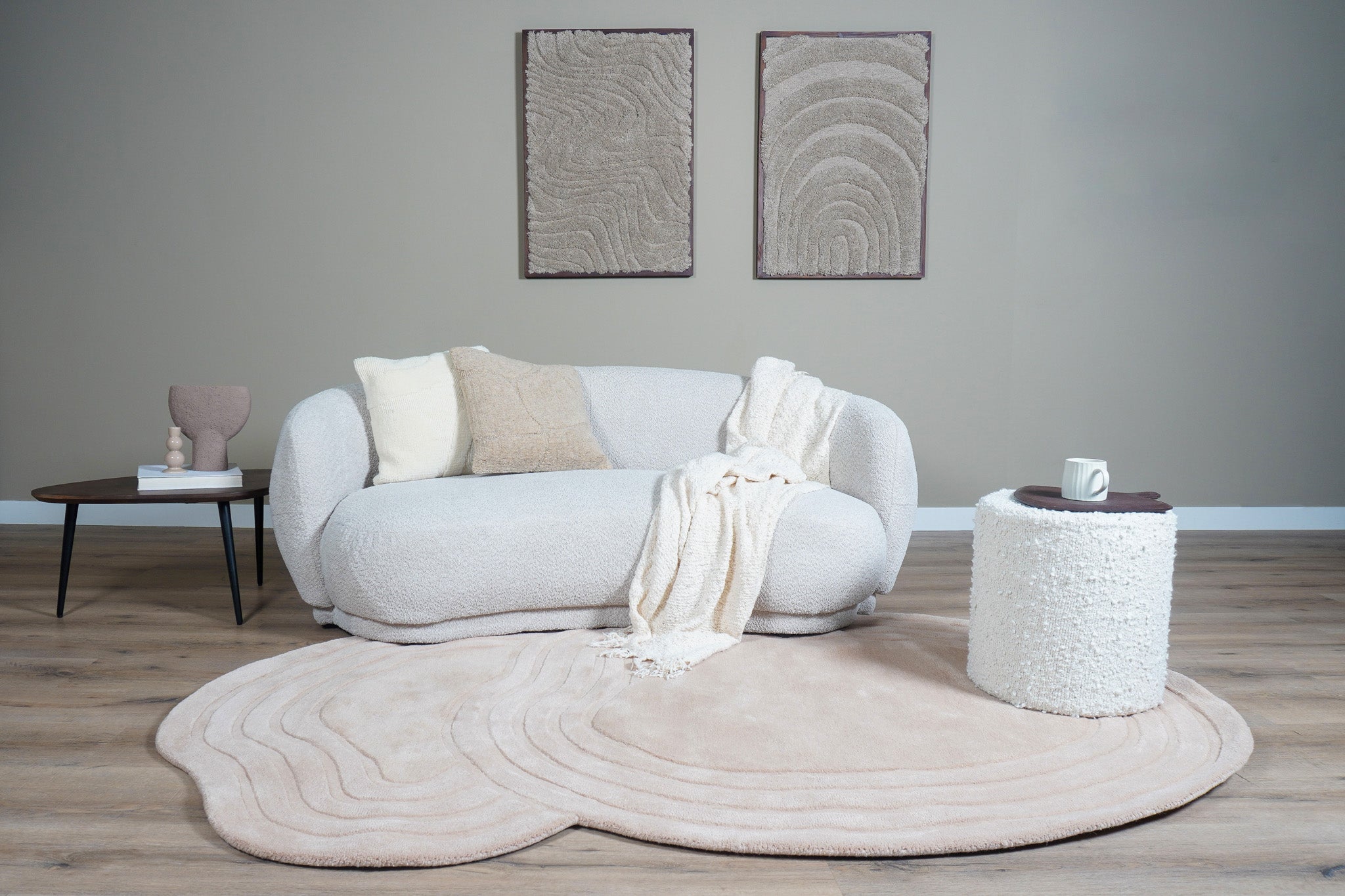 Vloerkleed Zayn - Beige - view 3