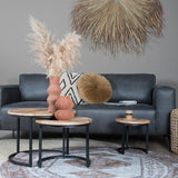 Vloerkleed Karaca Brown 08 Rond - view 2