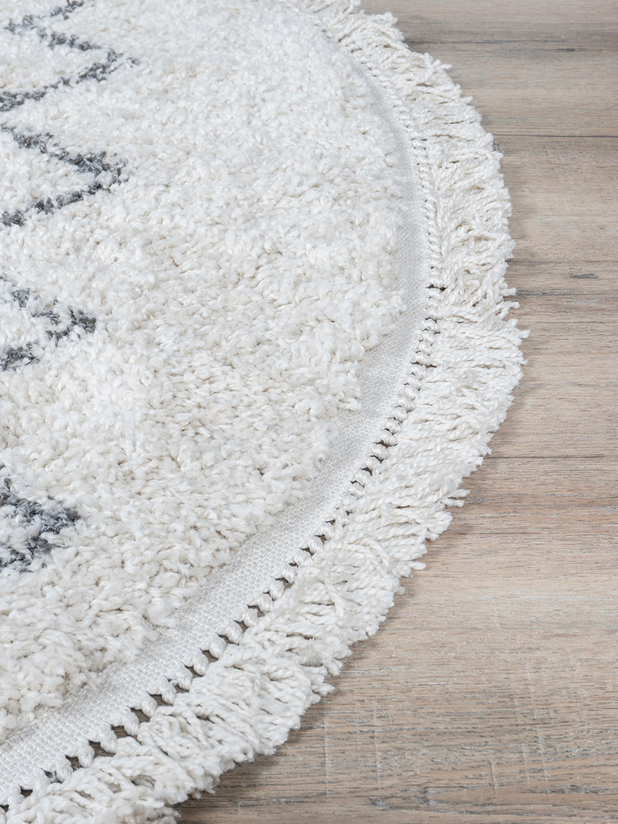 Vloerkleed Marrakesh Cream Rond - view 4