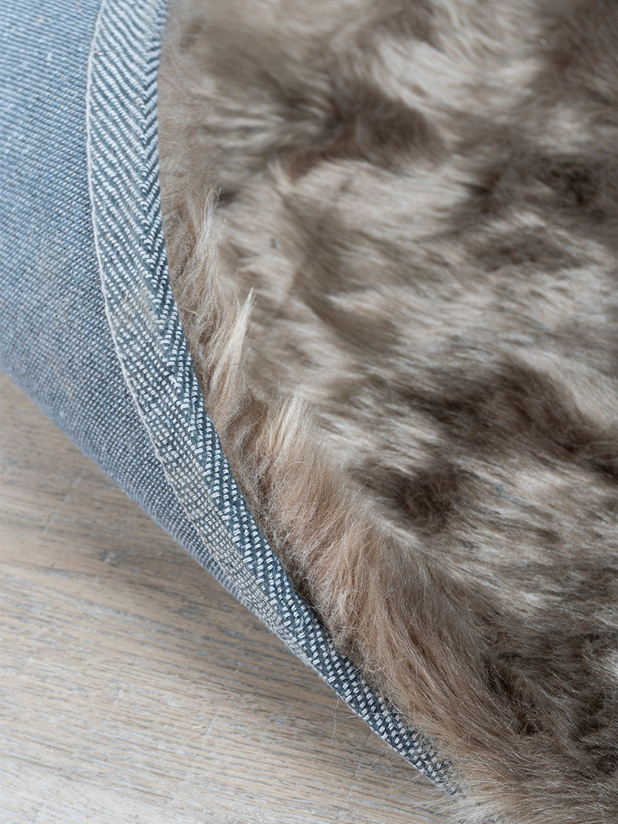 Vloerkleed Donsie Brown Rond - view 4