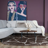 Vloerkleed Macy Bruin - Rounded Corners - view 4