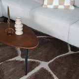 Vloerkleed Macy Bruin - Rounded Corners - view 3
