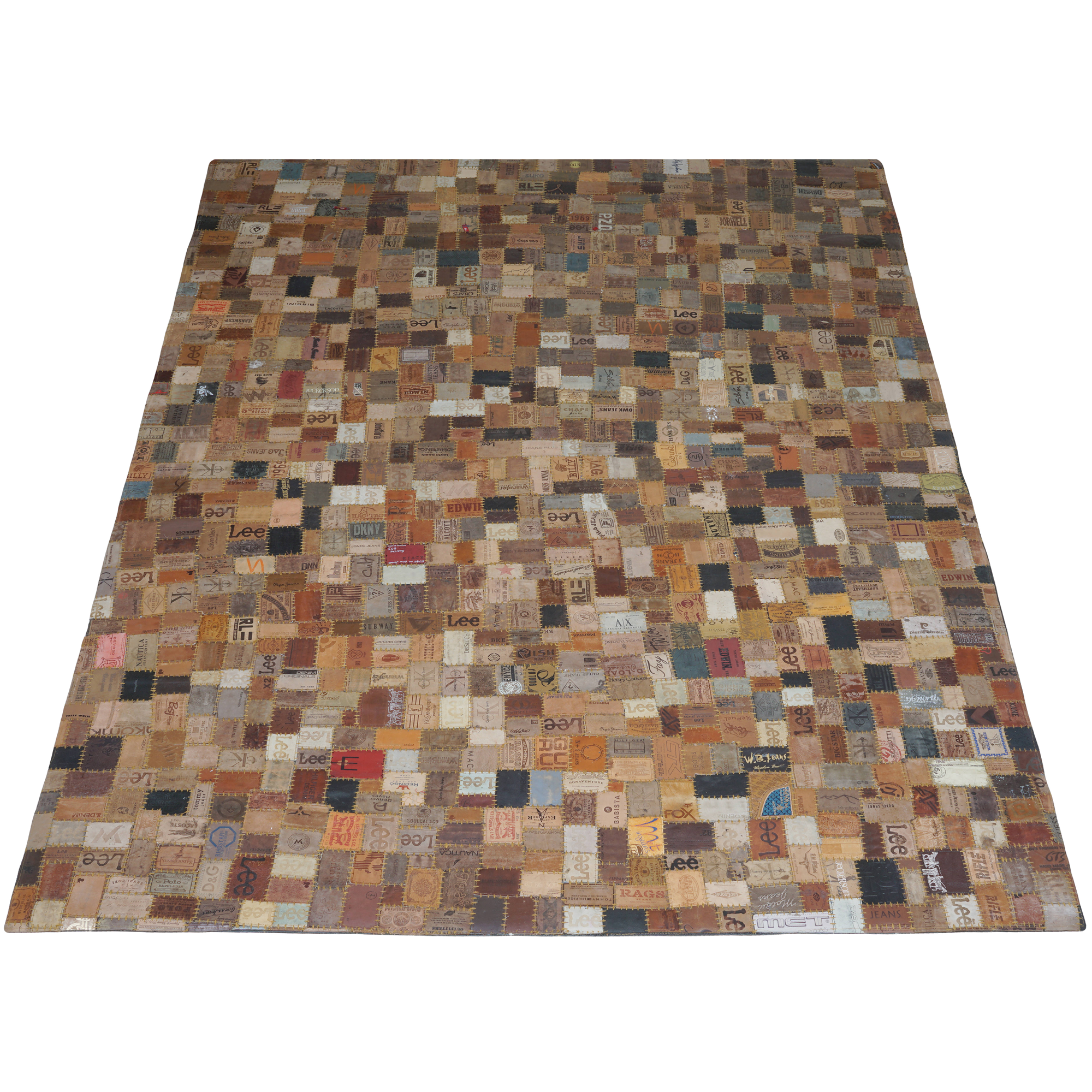 Karpet Royal Labels - Bruin Rechthoekig