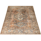 Vloerkleed Laria Blue 1 - Geel Rechthoekig