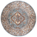 Vloerkleed Laria Blue 3 Rond - Blauw Rond
