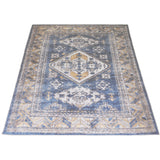 Vloerkleed Laria Blue 4 - Blauw Rechthoekig