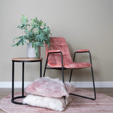Karpet Viscose Pink Rond - view 4