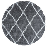 Vloerkleed Jeffie Grey Rond