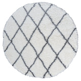 Vloerkleed Jeffie Cream Rond - Wit Rond