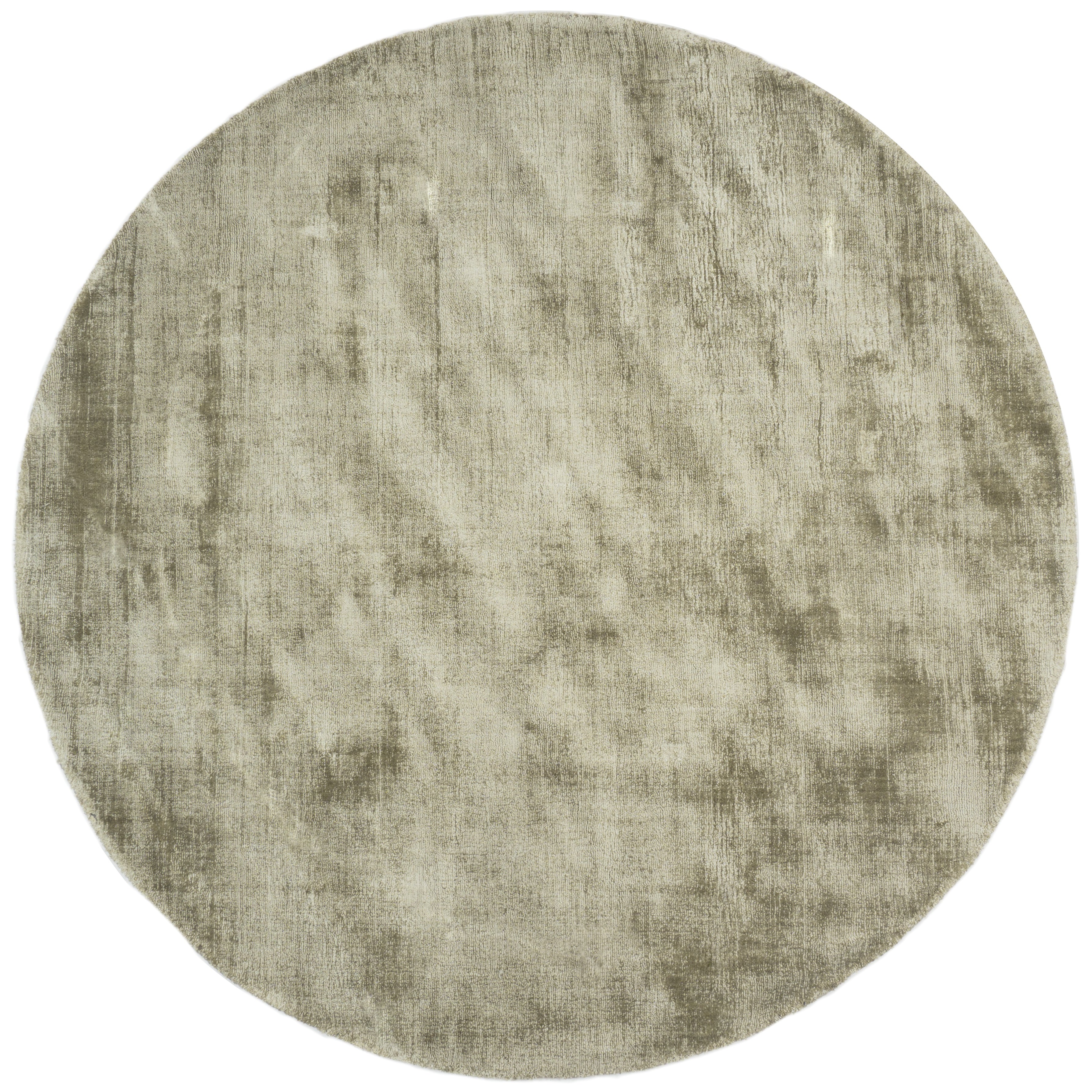 Karpet Viscose Green Rond - Groen Rond