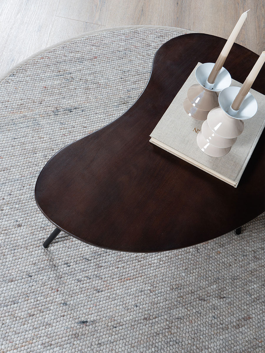 Vloerkleed Scott Taupe Rond - view 3