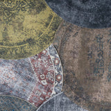 Vloerkleed Madel Rood/ Blauw Rond - view 2