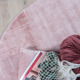 Karpet Viscose Pink Rond - view 2