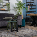 Vloerkleed Mila Antraciet/ Green - view 4