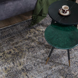 Vloerkleed Mila Antraciet/ Green - view 5