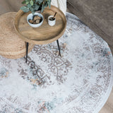Vloerkleed Juud Grijs Rond - view 3