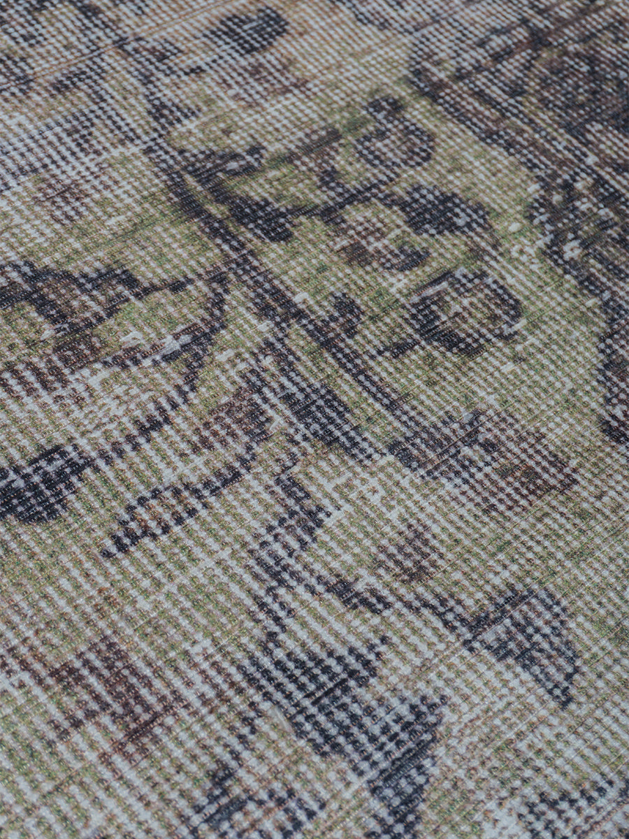 Vloerkleed Mila Antraciet/ Green - view 3