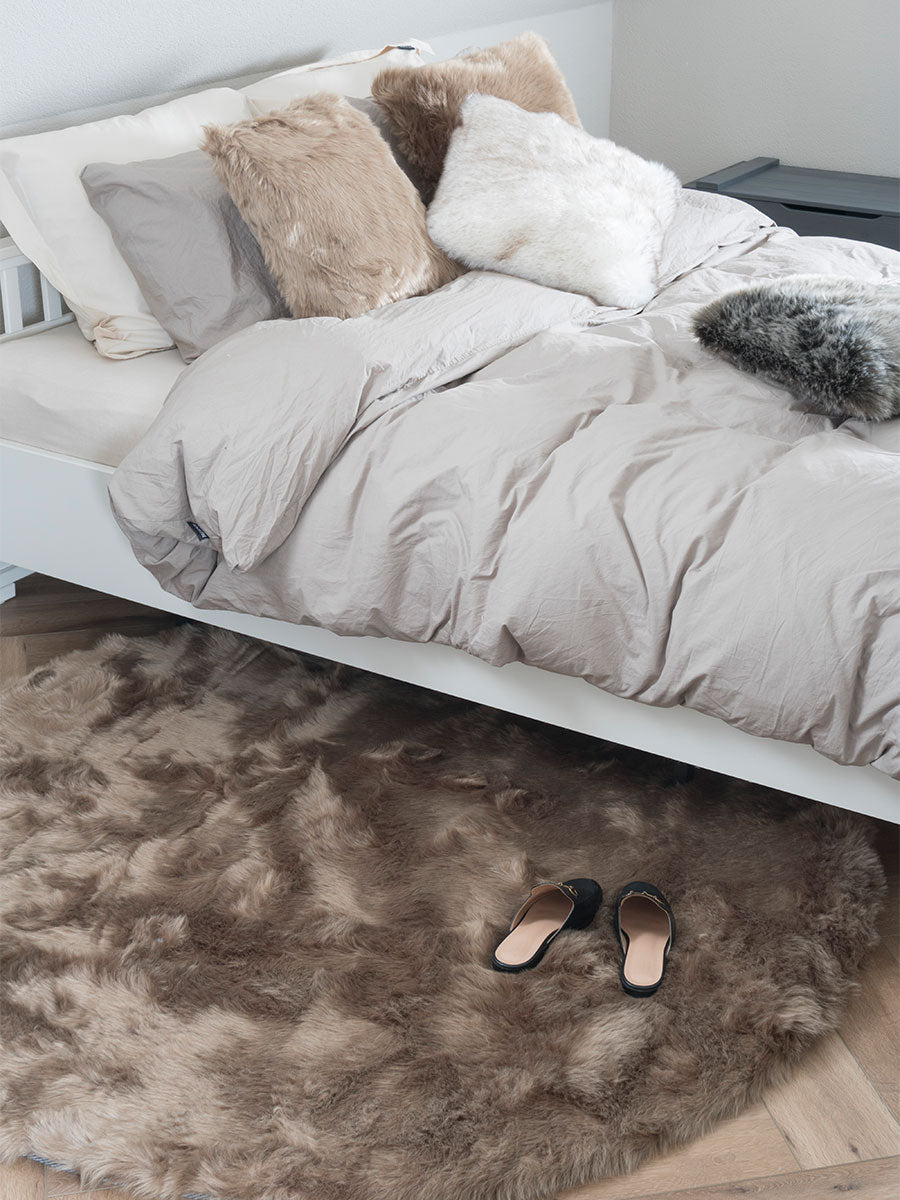 Vloerkleed Donsie Brown Rond - view 3