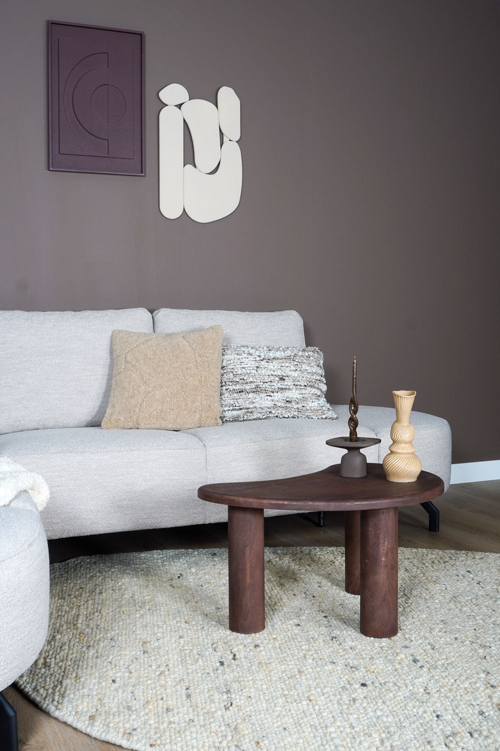 Vloerkleed Stone Beige 215 - Kiezelvormig - view 4