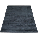 Karpet Viscose Dark Blue - Blauw Rechthoekig